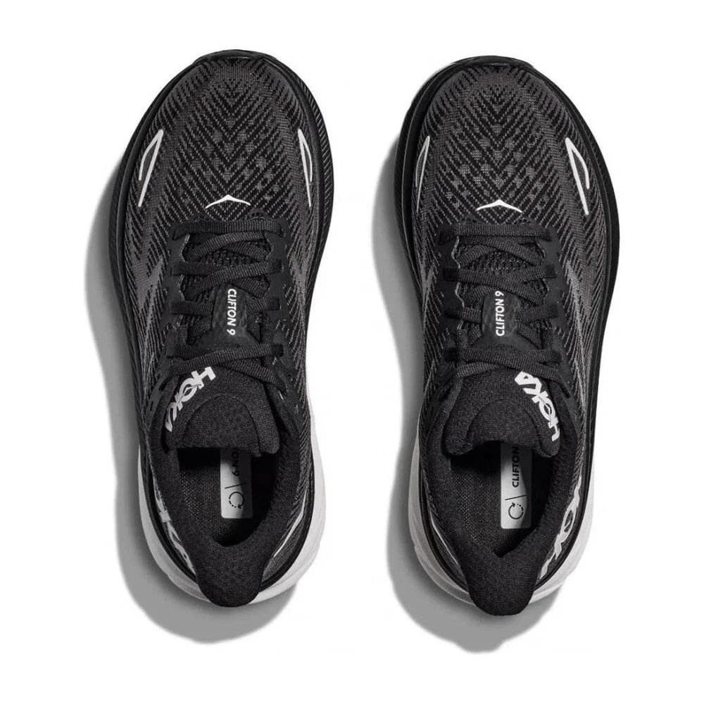 Hoka Women's Clifton 9 Black/White 1127896-BWHT